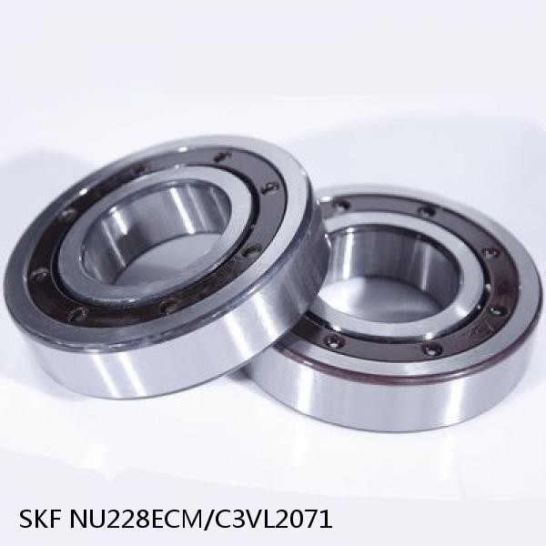 NU228ECM/C3VL2071 SKF Insulation on the outer ring Bearings