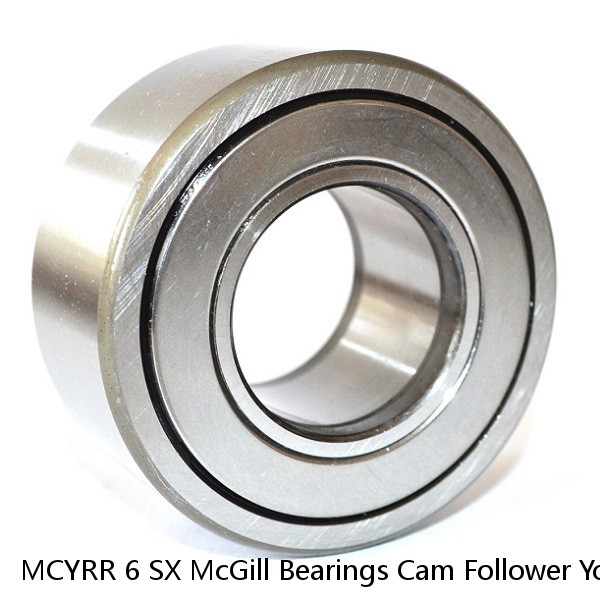 MCYRR 6 SX McGill Bearings Cam Follower Yoke Rollers Crowned  Flat Yoke Rollers