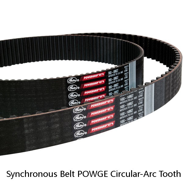 Synchronous Belt POWGE Circular-Arc Tooth HTD 14M Synchronous Belt Pitch 14mm Customized Production All Kinds Of HTD14M Timing Belt Pulley