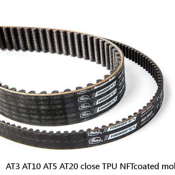 AT3 AT10 AT5 AT20 close TPU NFTcoated mold industrial transmission synchronous PU double side teeth tooth timing belt supplier