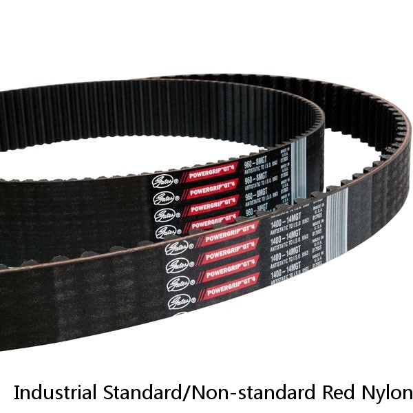 Industrial Standard/Non-standard Red Nylon Timing Belt PU Synchronous Belts