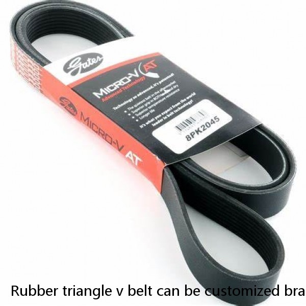 Rubber triangle v belt can be customized brand motorcycle triangle v belt