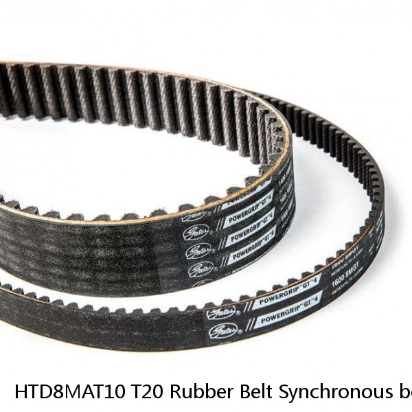 HTD8MAT10 T20 Rubber Belt Synchronous belt Manufacturer Industrial Timing Belts With Rubber