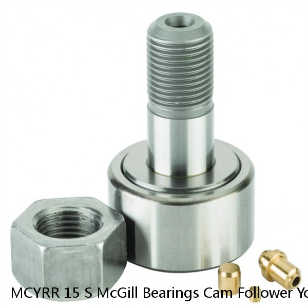 MCYRR 15 S McGill Bearings Cam Follower Yoke Rollers Crowned  Flat Yoke Rollers