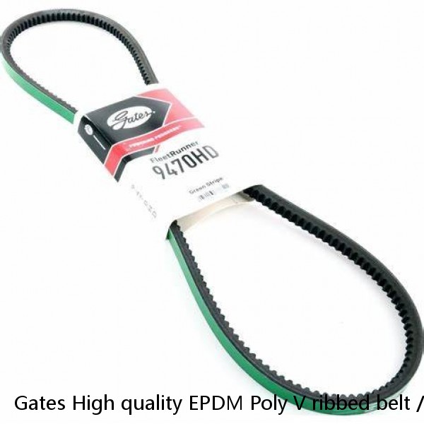 Gates High quality EPDM Poly V ribbed belt / fan belt / wedge belt for truck transmission parts #1 small image