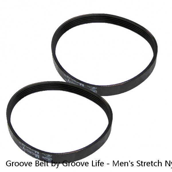 Groove Belt by Groove Life - Men's Stretch Nylon Belt with Magnetic Aluminum Buc