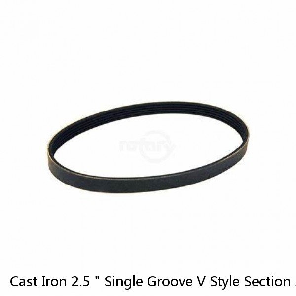 Cast Iron 2.5 " Single Groove V Style Section A Belt 4L for 5/8 " Shaft Pulley #1 small image