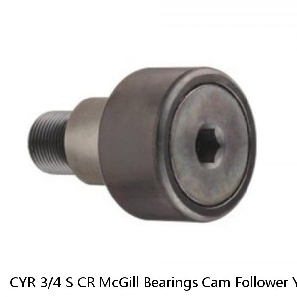 CYR 3/4 S CR McGill Bearings Cam Follower Yoke Rollers Crowned  Flat Yoke Rollers #1 image