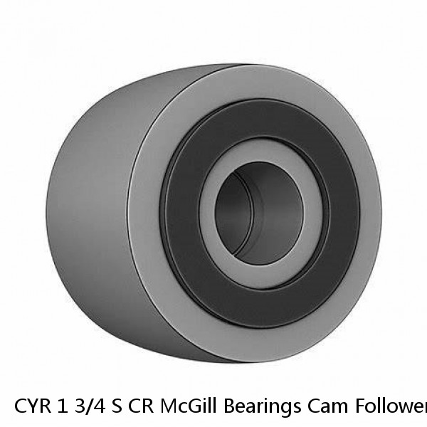 CYR 1 3/4 S CR McGill Bearings Cam Follower Yoke Rollers Crowned  Flat Yoke Rollers #1 image