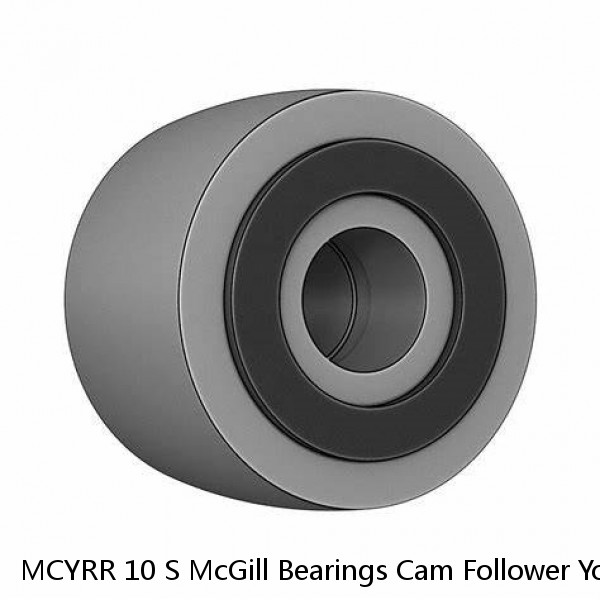 MCYRR 10 S McGill Bearings Cam Follower Yoke Rollers Crowned  Flat Yoke Rollers #1 image