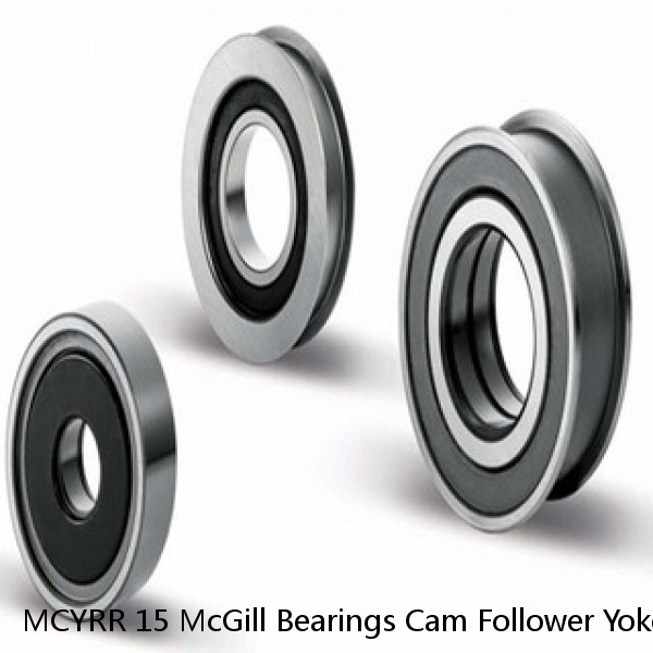 MCYRR 15 McGill Bearings Cam Follower Yoke Rollers Crowned  Flat Yoke Rollers #1 image