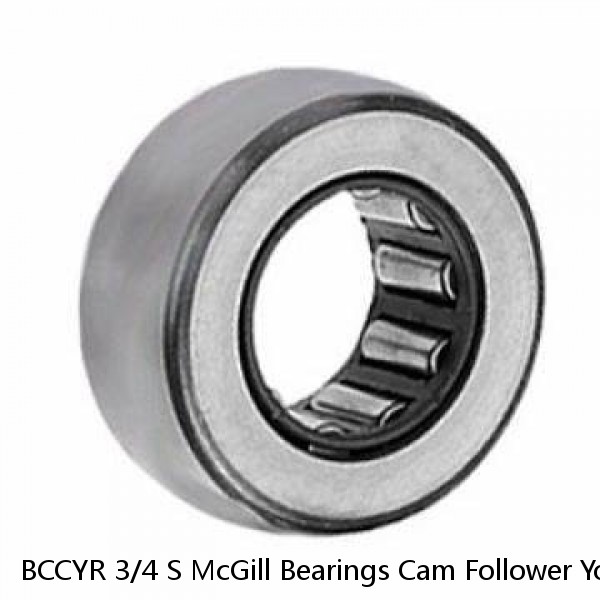 BCCYR 3/4 S McGill Bearings Cam Follower Yoke Rollers Crowned  Flat Yoke Rollers #1 image