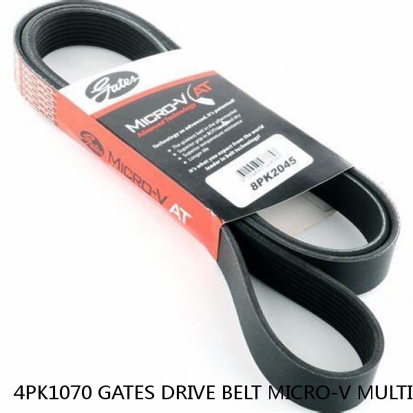 4PK1070 GATES DRIVE BELT MICRO-V MULTI RIBBED BELT P NEW OE REPLACEMENT for Land Cruiser 5VZFE 99364-51070 99364-81070 #1 image