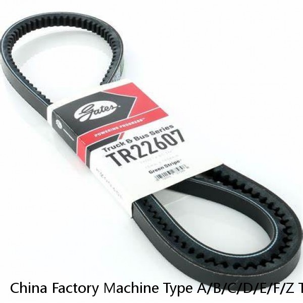 China Factory Machine Type A/B/C/D/E/F/Z Transmission Adjustable Industrial Rubber V Belt sanlux belt #1 image