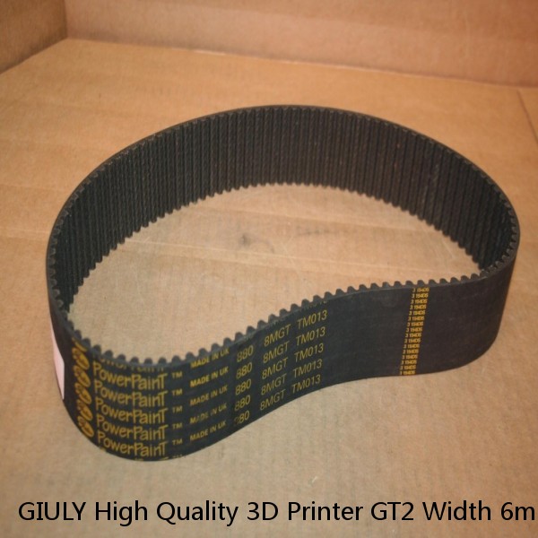 GIULY High Quality 3D Printer GT2 Width 6mm 188-2GT Timing Belt Loop GATES 188-GT2-6-RF Gear Synchronous Belt #1 image