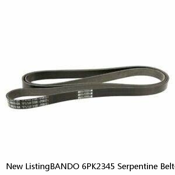 New ListingBANDO 6PK2345 Serpentine Belt-Rib Ace Precision Engineered V-Ribbed Belt #1 image